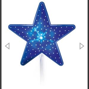 Ikea Smila Stjarna Wall Lamp Blue Night Light Star